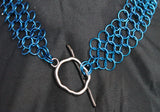 European 4-in-1 blue necklace